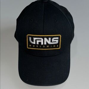 Vans Black and Gold Logo Cap